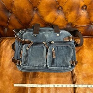 Denim type travel bag in GUC